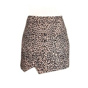 Altar'd State Cheetah Print Overlay Mini Skirt Sz‎ S NWOT